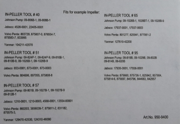 Impeller Tool Kit